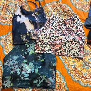 Lot of 3 Old Navy Powersoft Long Sports Bras